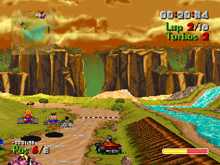 Street Racer screenshot 3 for Sega Saturn